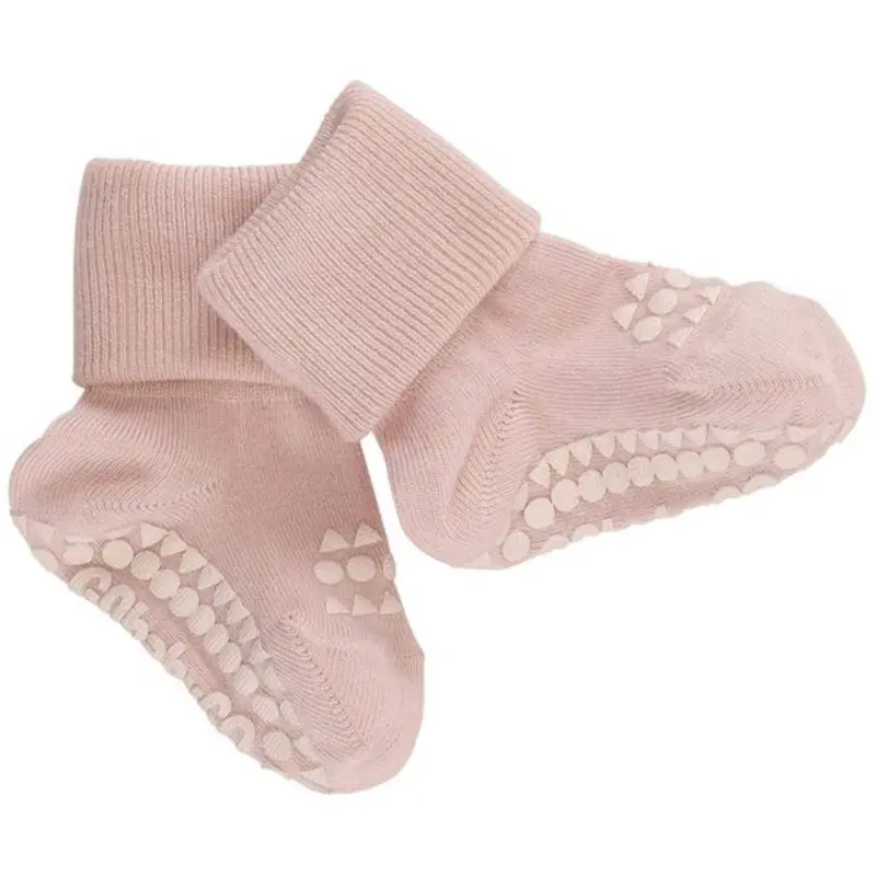 Gobabygo Soft Pink Non-Slip Socks Bamboo 4