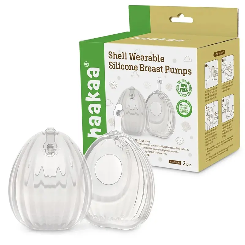 Haakaa Clear Shell Wearable Brest Pump 2-Pack 120Ml 1