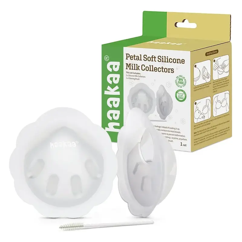 Haakaa Petal Soft Silicone Milk Collector - 2 Pcs. 1