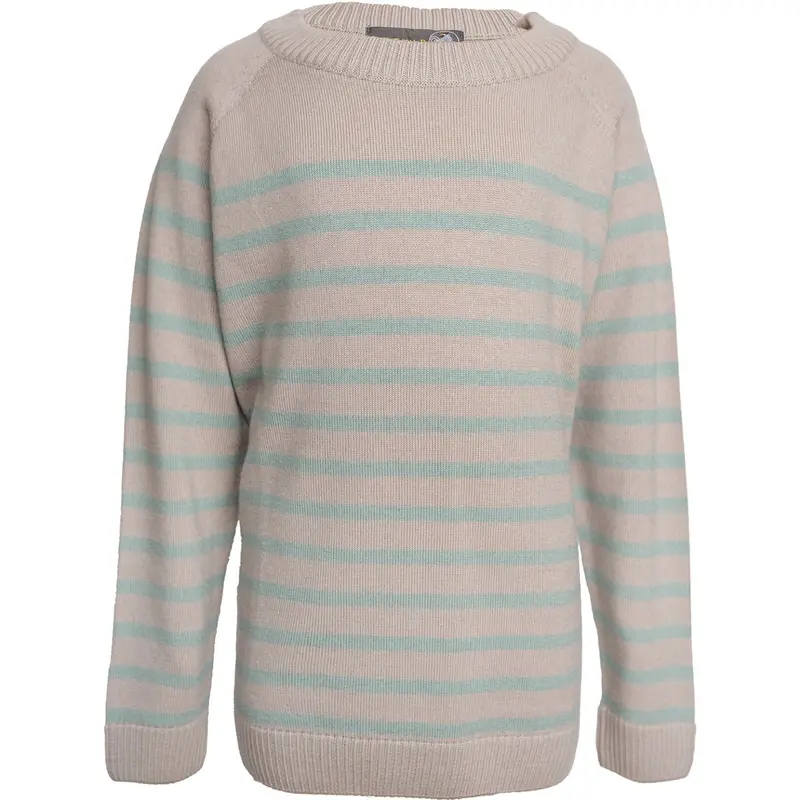 Hanevild Cream Oatmeal Bertil Blouse, Merino Wool 1