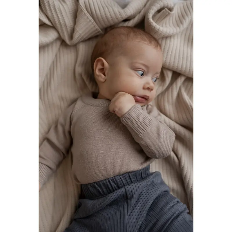 Hanevild Cream Oatmeal Martin Romper, Merinowool 2