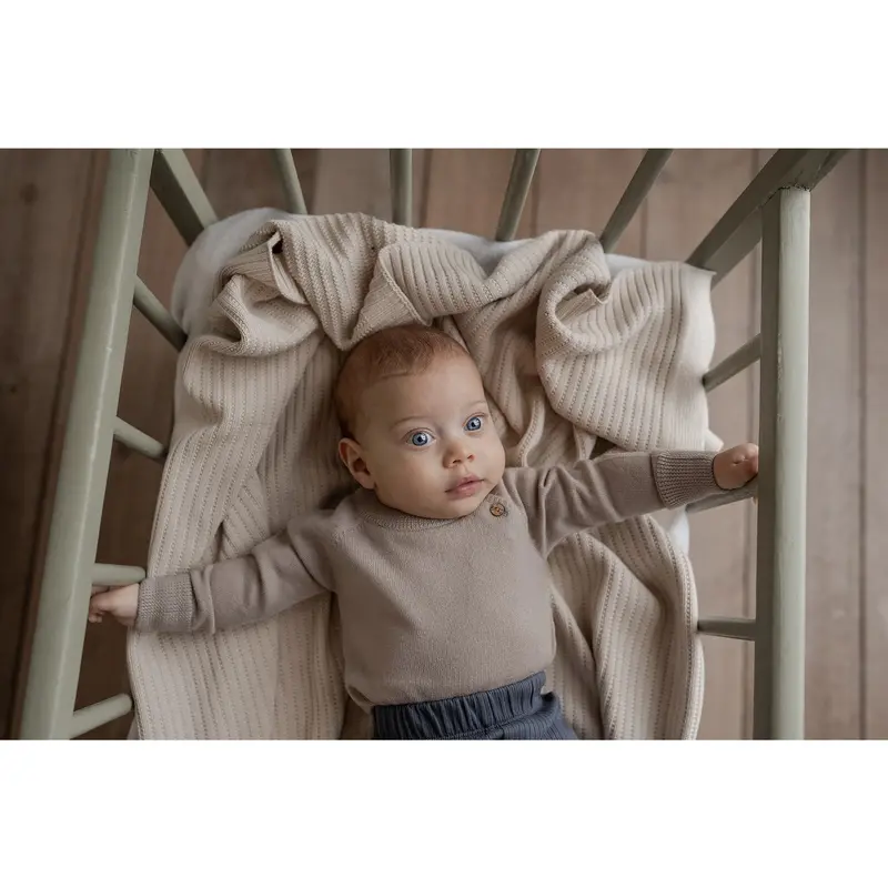 Hanevild Cream Oatmeal Martin Romper, Merinowool 4