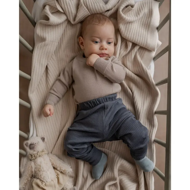 Hanevild Cream Oatmeal Martin Romper, Merinowool 6