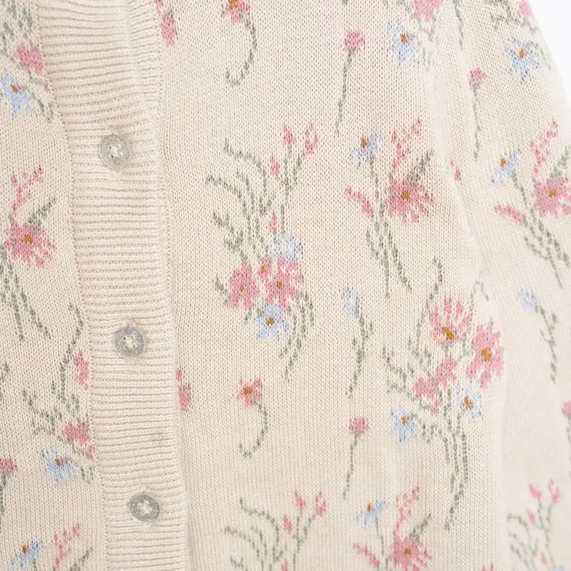 Hanevild Summer Sand Flower Cardigan 6
