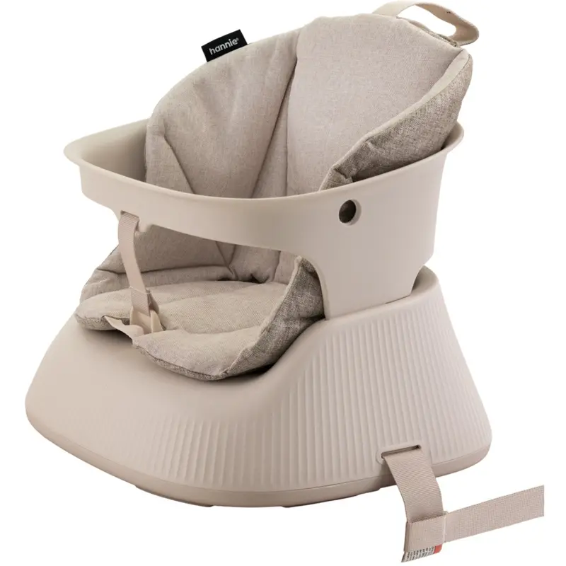 Hannie White Sand The Portable High Chair 1