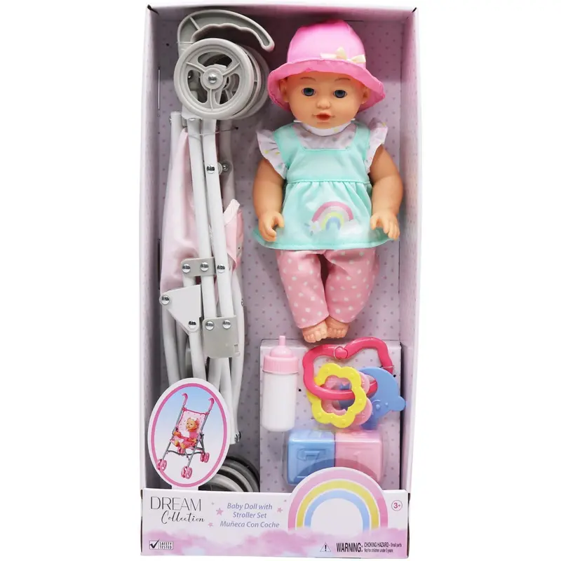Happy Friend Lotta Doll 30 Cm With Stroller Set 1