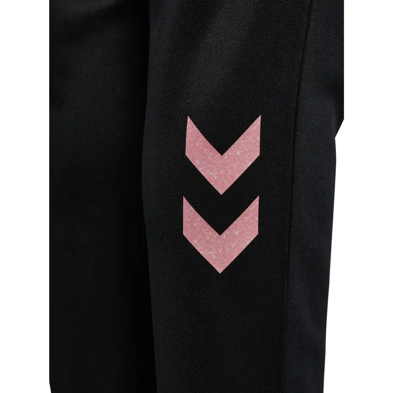 Hummel Black/Bridal Rose Shimmer Training Pants Kids 4