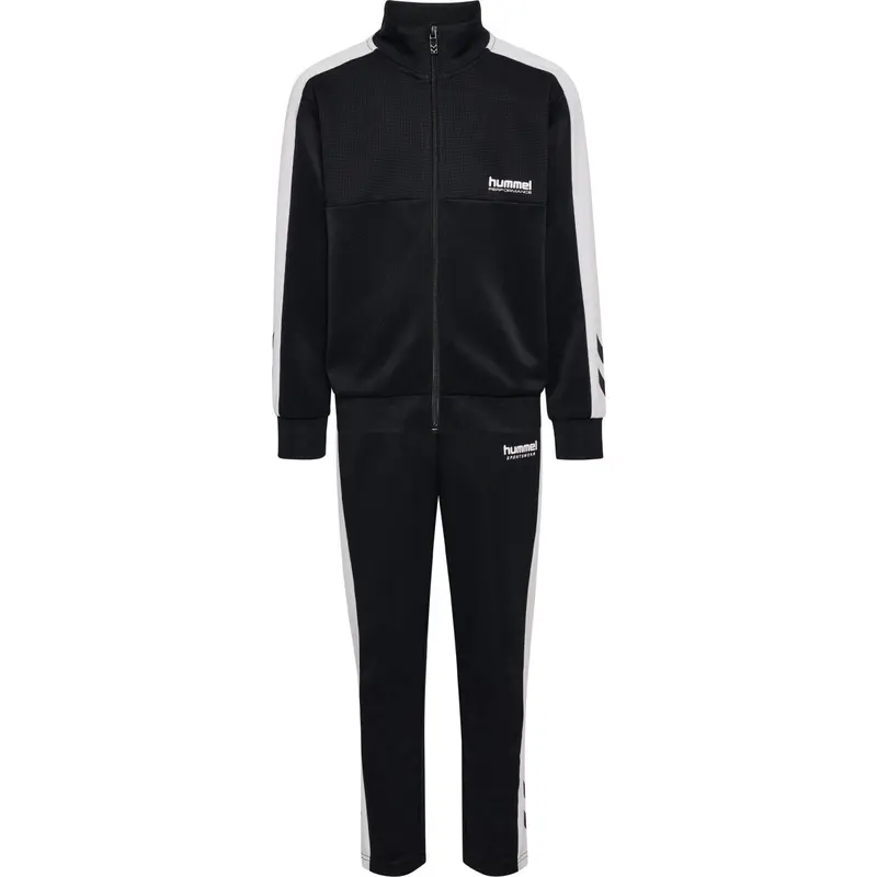 Hummel Black Colorblock Tracksuit 1