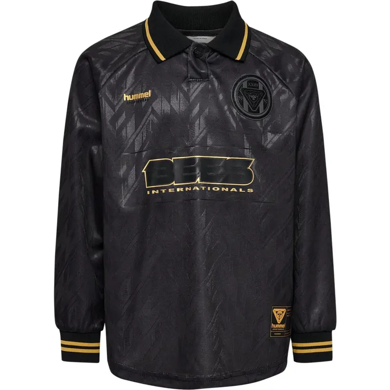 Hummel Black Jr Loose Bay Soccer Jersey L/S 1