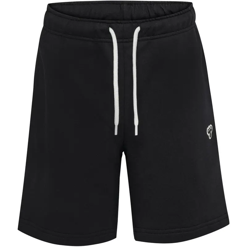 Hummel Black Jr Loose Sweat Shorts Bee 1