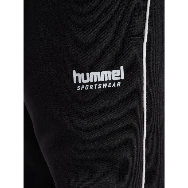 Hummel Black Jr Loose Sweatpant Piping 2