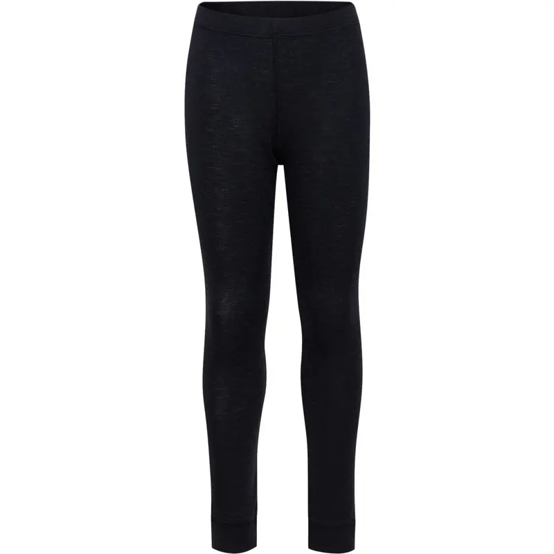 Hummel Black Jr Wool Rib Tights 1