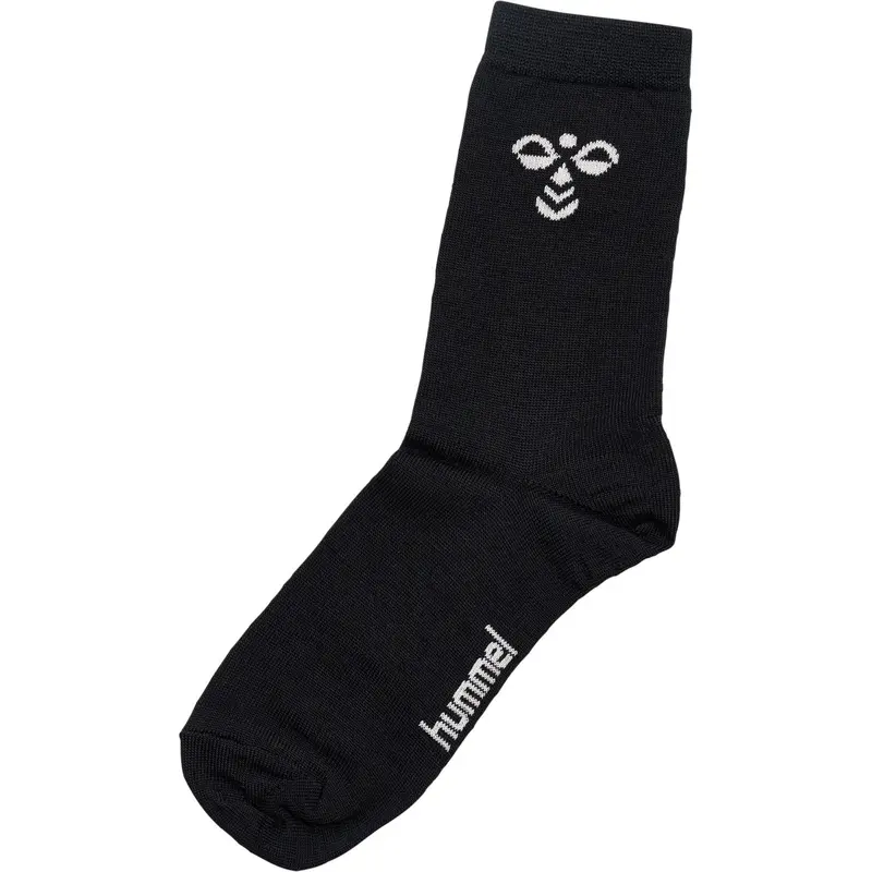 Hummel Black Jr Wool Socks 1