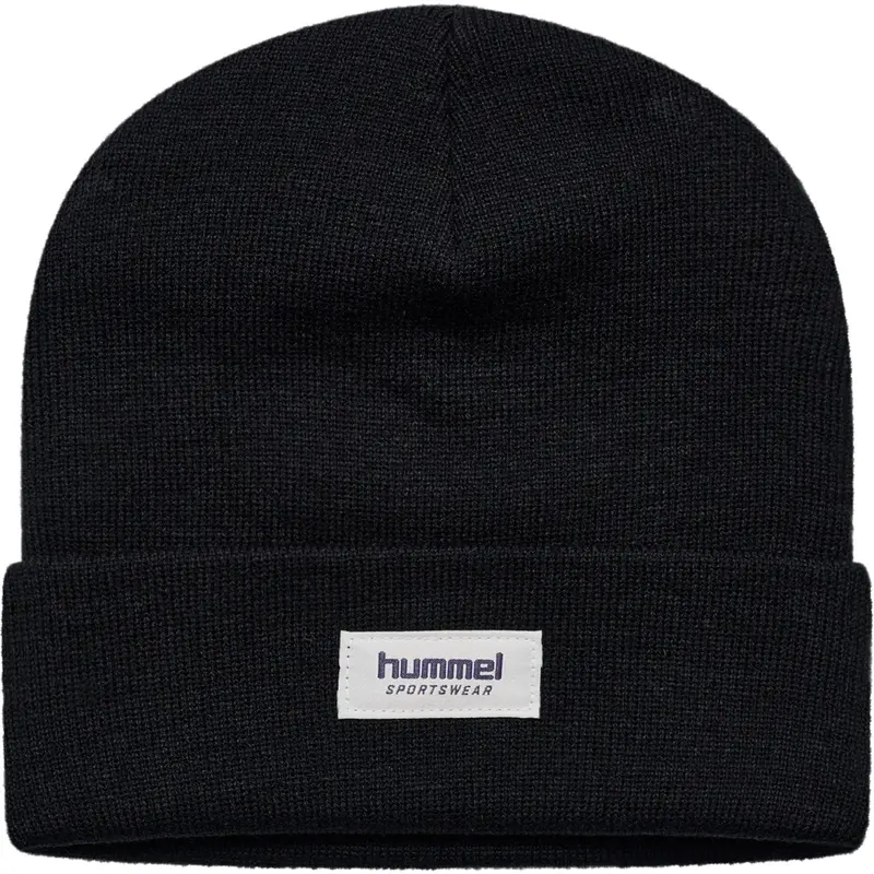 Hummel Black Knit Beanie 1
