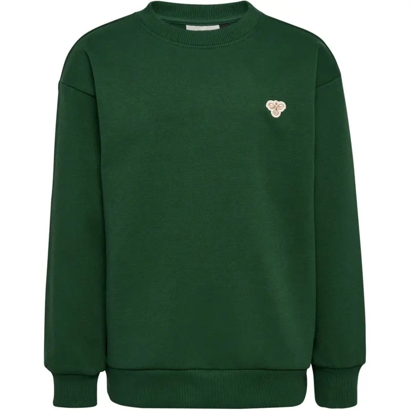 Hummel Dark Green Jr Loose Crewneck Bee 1