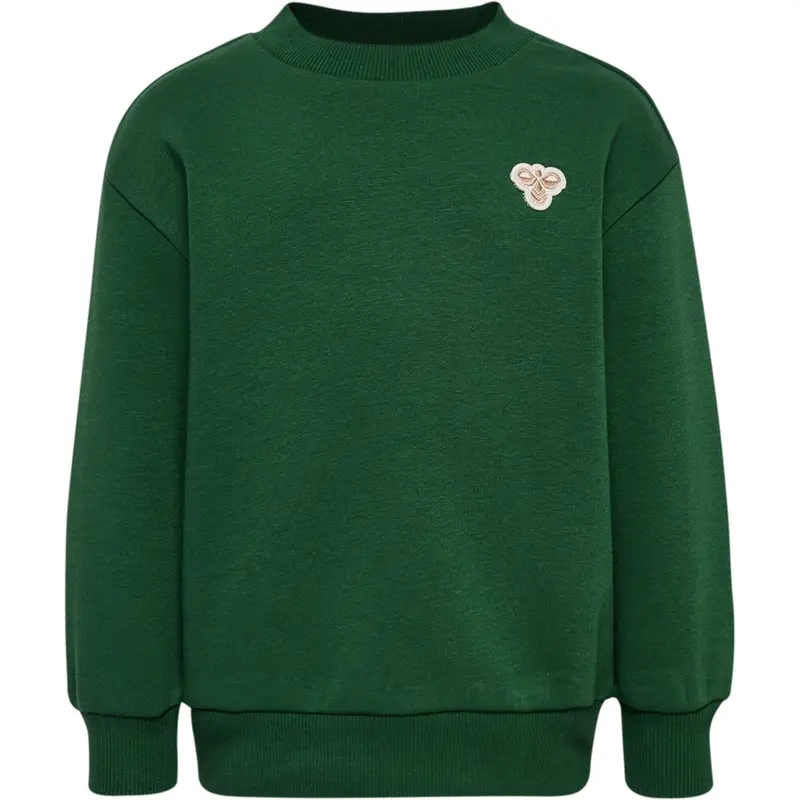 Hummel Dark Green Mini Loose Crewneck Bee 1