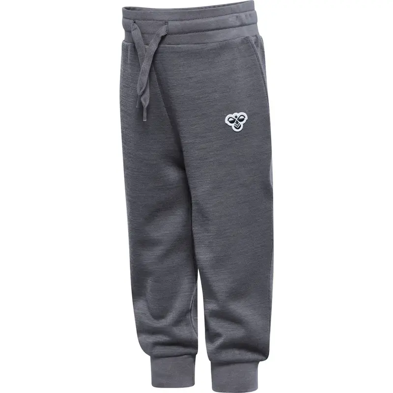 Hummel Dark Grey Melange Mini Wool Pants Bee 1