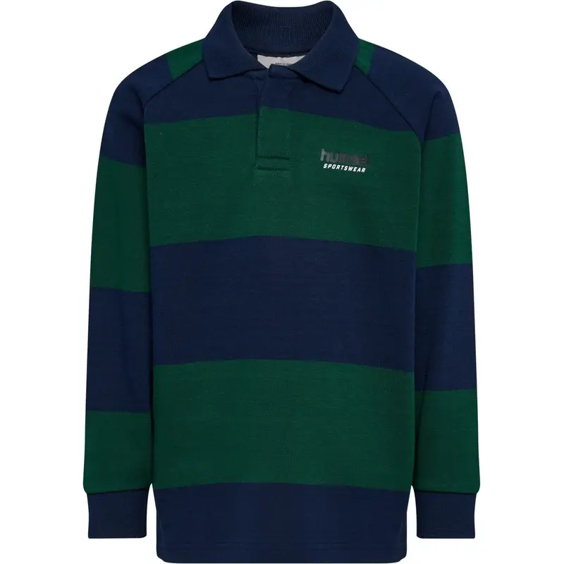 Hummel Dress Blues Jr Loose Striped Polo L/S 1