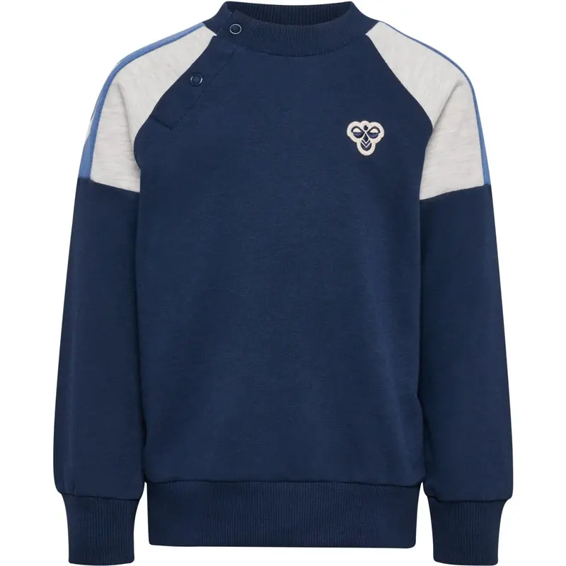 Hummel Dress Blues Mini Reg Block Sweatshirt 1