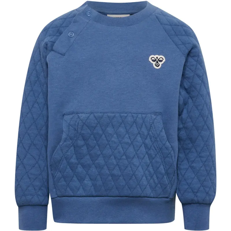Hummel Dutch Blue Mini Loose Quilt Poc Sweatshirt 1
