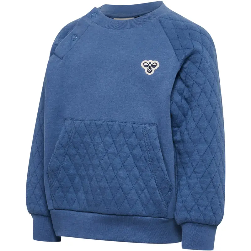 Hummel Dutch Blue Mini Loose Quilt Poc Sweatshirt 3