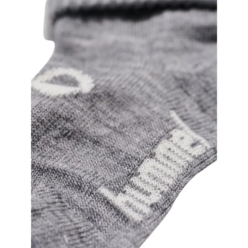 Hummel Grey Melange Mini Wool Socks 2
