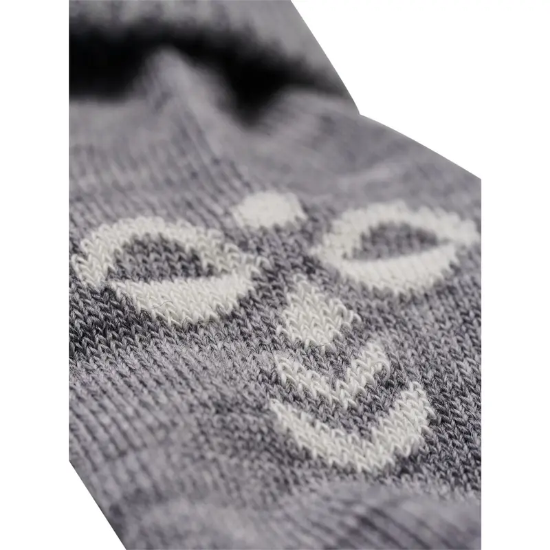 Hummel Grey Melange Mini Wool Socks 3