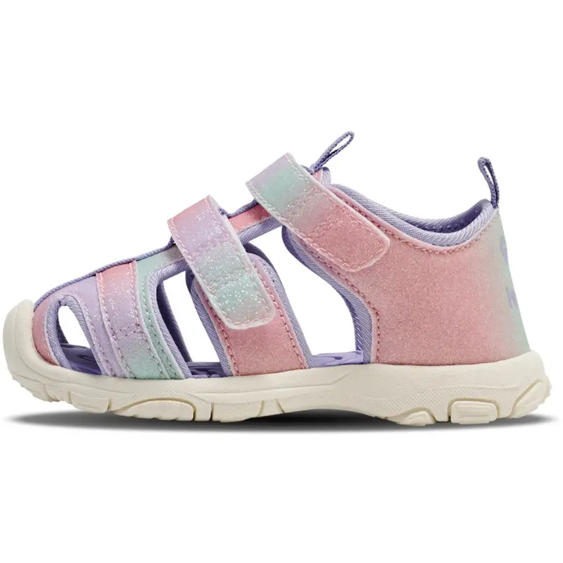 Hummel Multi Color Pink Sandal Velcro Infant 1