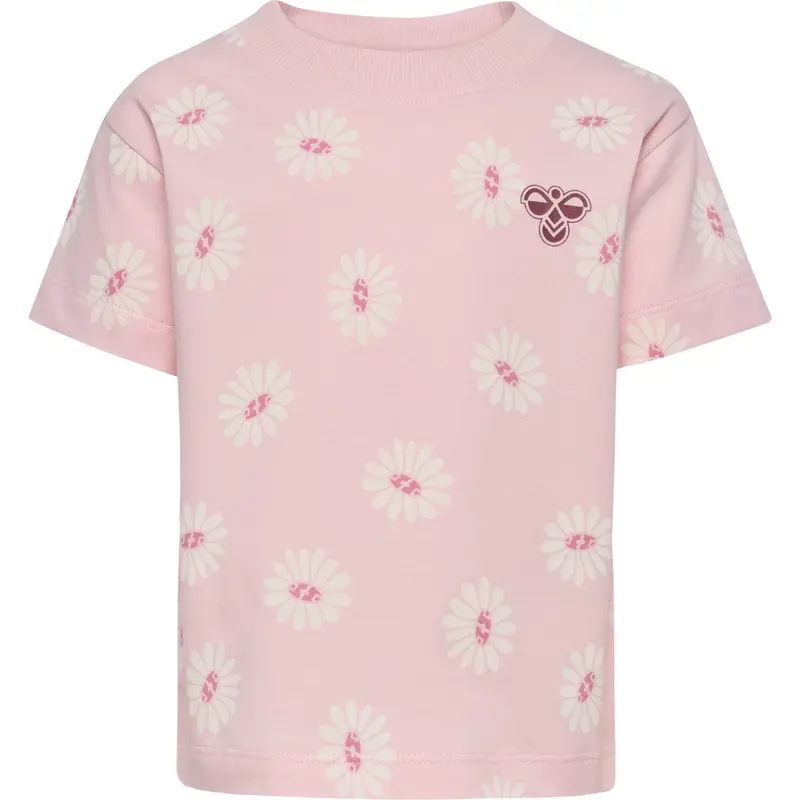 Hummel Pale Lilac Mini Loose Flower T-Shirt S/S 1