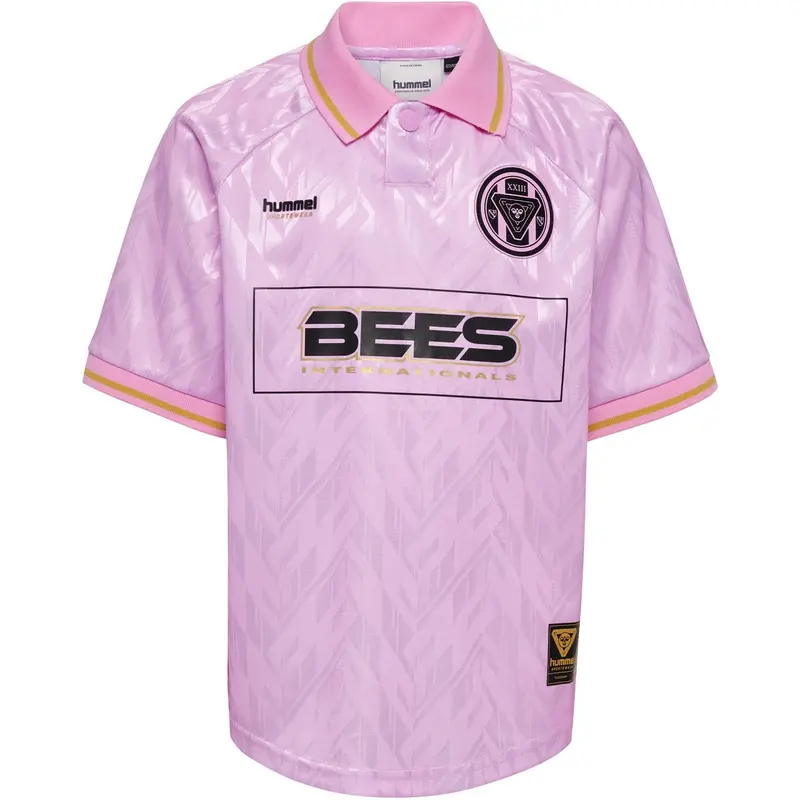 Hummel Pastel Lavender Jr Loose Bay Soccer Jersey S/S 1