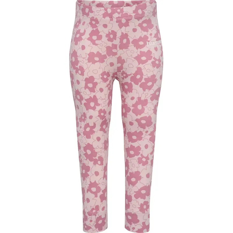 Hummel Pink Nectar Mini Flower Aop Tights 1