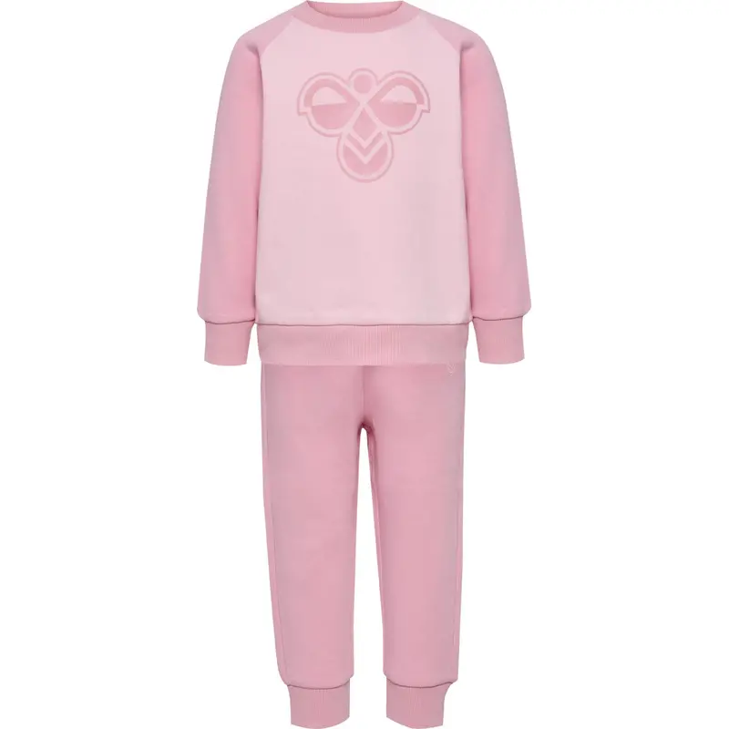 Hummel Pink Nectar Mini Reg Bumble Sweat Set 1