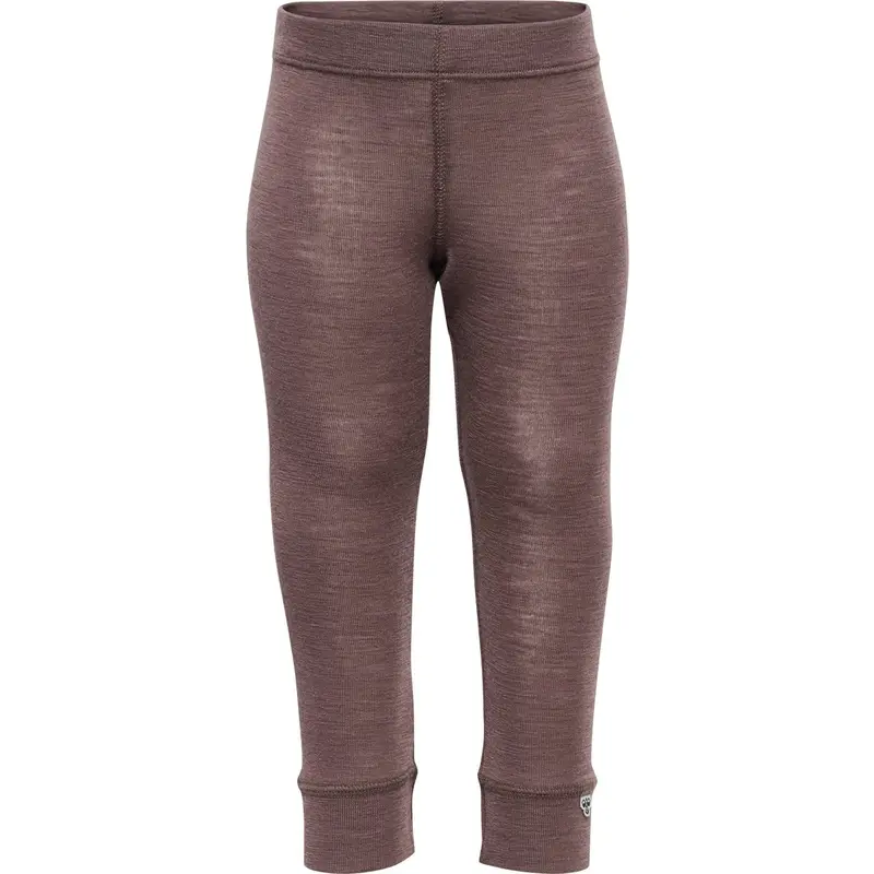 Hummel Twilight Mauve Mini Wool Rib Tights 1