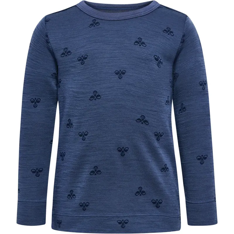 Hummel Vintage Indigo Mini Wool T-Shirt L/S 1