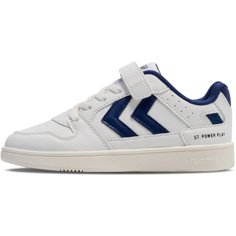 Hummel White/Blue St Power Play Jr Sneakers 1