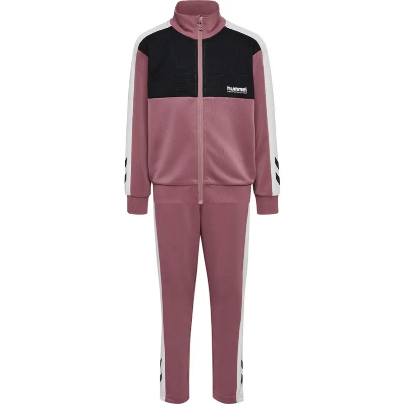 Hummel Wistful Mauve Colorblock Tracksuit 1