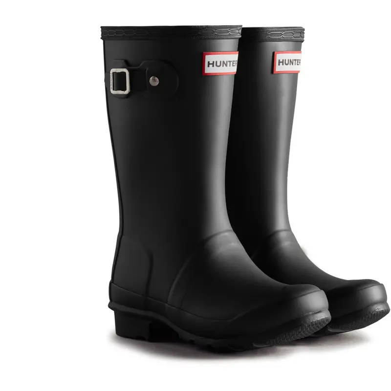 Hunter Black Junior Originals Rainboot 1