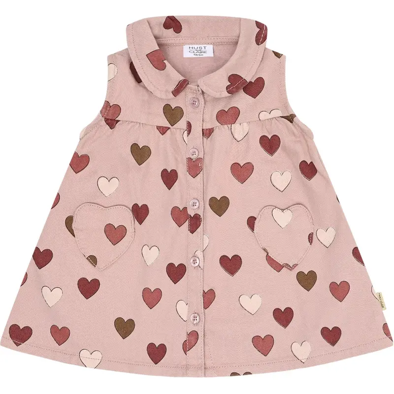 Hust & Claire Adobe Rose Katinka Fine Twill Old Hearts 1