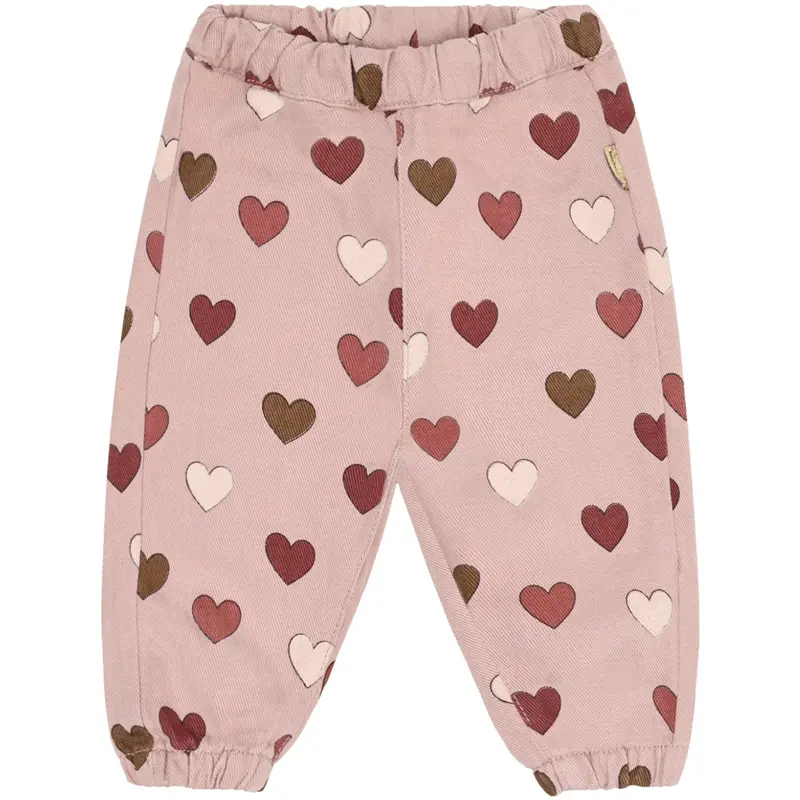 Hust & Claire Adobe Rose Trine Fine Twill Old Hearts 1