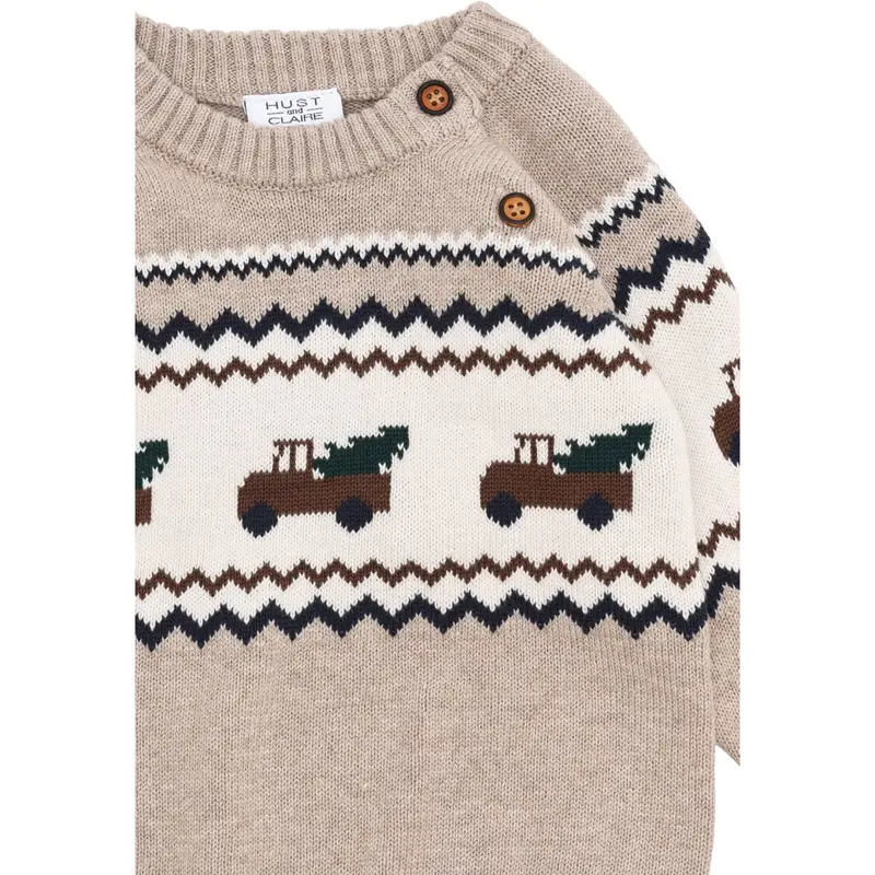 Hust & Claire Beige Melange Perry Truck 2