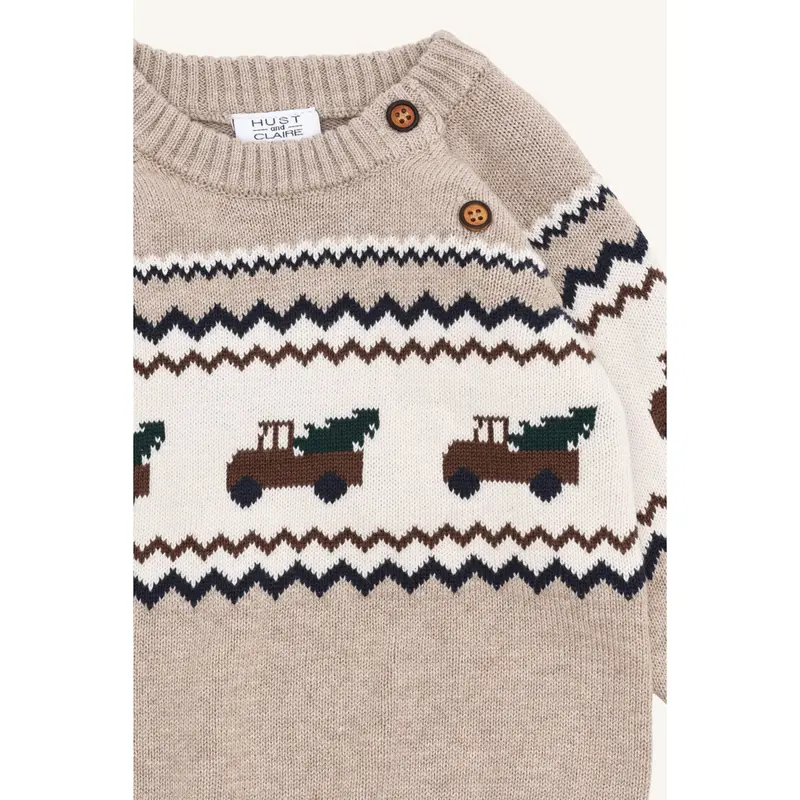 Hust & Claire Beige Melange Perry Truck 6