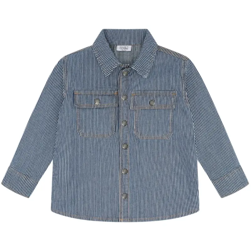 Hust & Claire Blue Denim Jack Yd Stripe 1