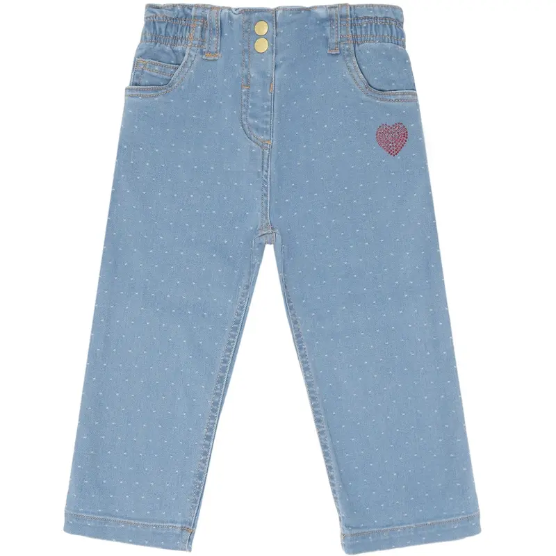 Hust & Claire Blue Denim Theresa Dotty Denim 1
