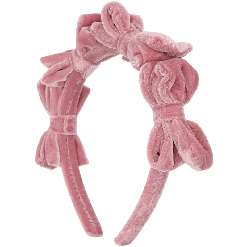 Hust & Claire Dusty Rose Fallulah Bow 1