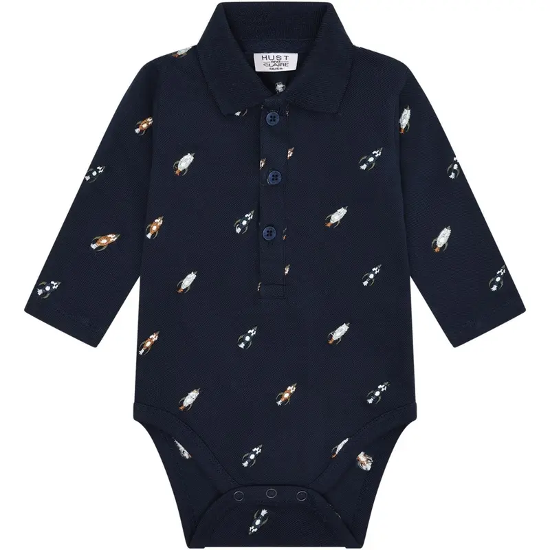 Hust & Claire More Navy Bendy Rocket Emb. 1