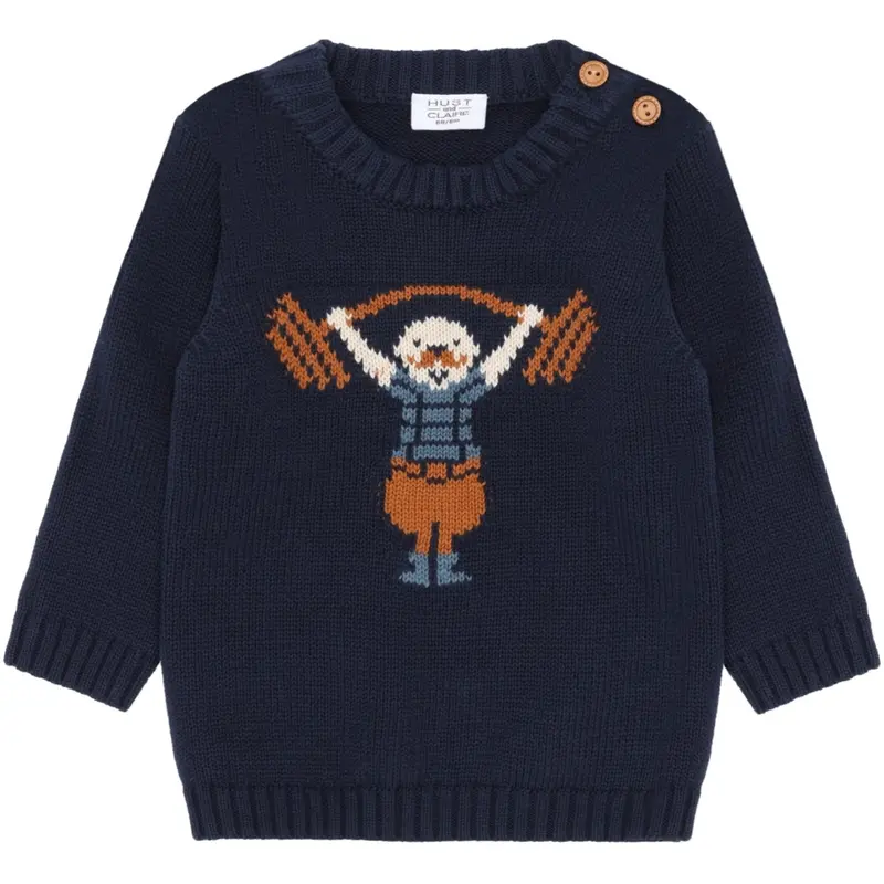 Hust & Claire More Navy Pilou Strong Man 1