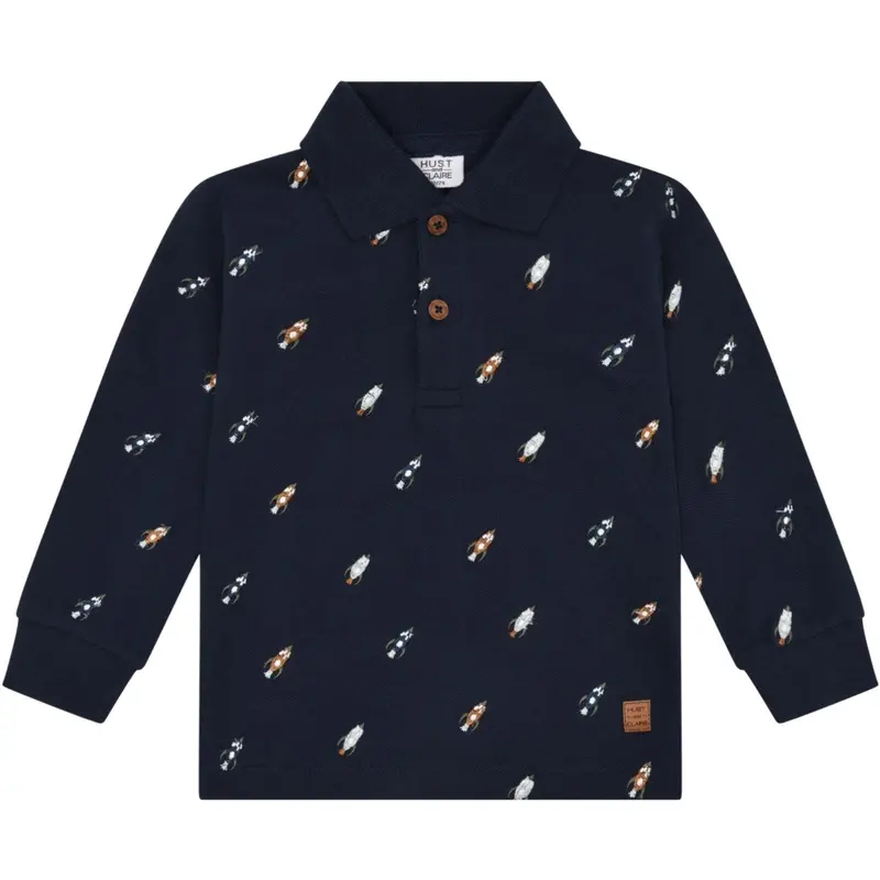 Hust & Claire More Navy Stevie Space Embroidery 1