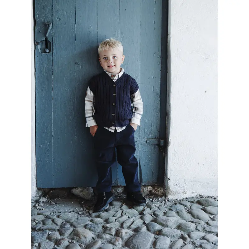 Hust & Claire More Navy Tage Corduroy 2