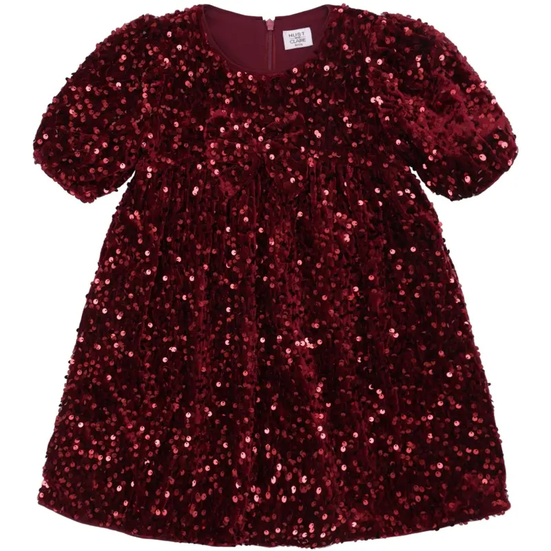 Hust & Claire New Maroon Karoline Sequins 1
