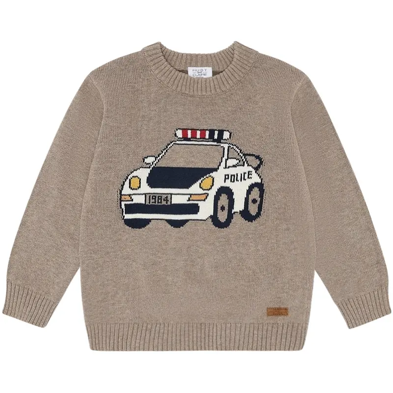 Hust & Claire Sand Melange Pelle Policecar 1